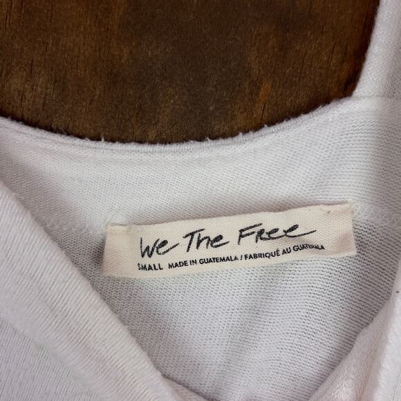 We The Free Womens Sweater Off White Saratoga One Shoulder Stretch Small - Picture 6 of 10